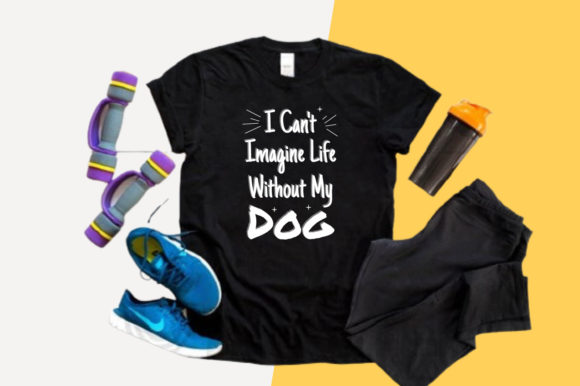 Dog T-shirt SVG Vector Design: Graphics for Print Templates