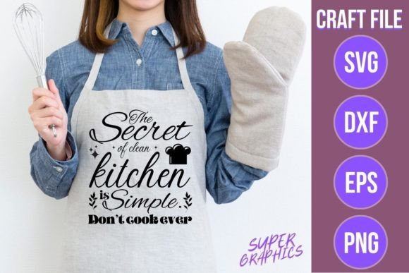 Funny Kitchen Quote SVG: Graphics for Crafts & Content