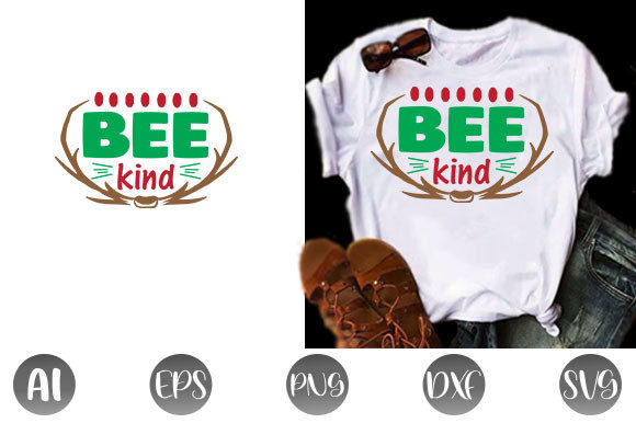 Kindness Quote Design, Bee Kind