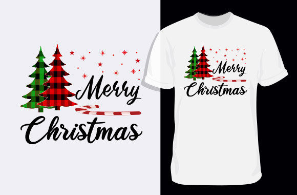 Merry Christmas T-shirt Design 2: Graphics for T-Shirt Designs