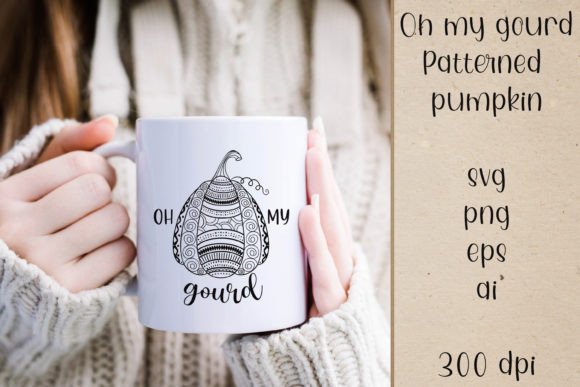 Oh My Gourd Quote SVG File: Crafts & Graphics for Local Branding