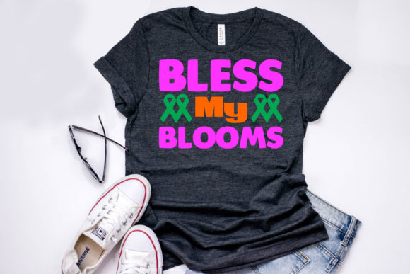 Spring Quote Design: Bless My Blooms Graphics & T-Shirt Designs